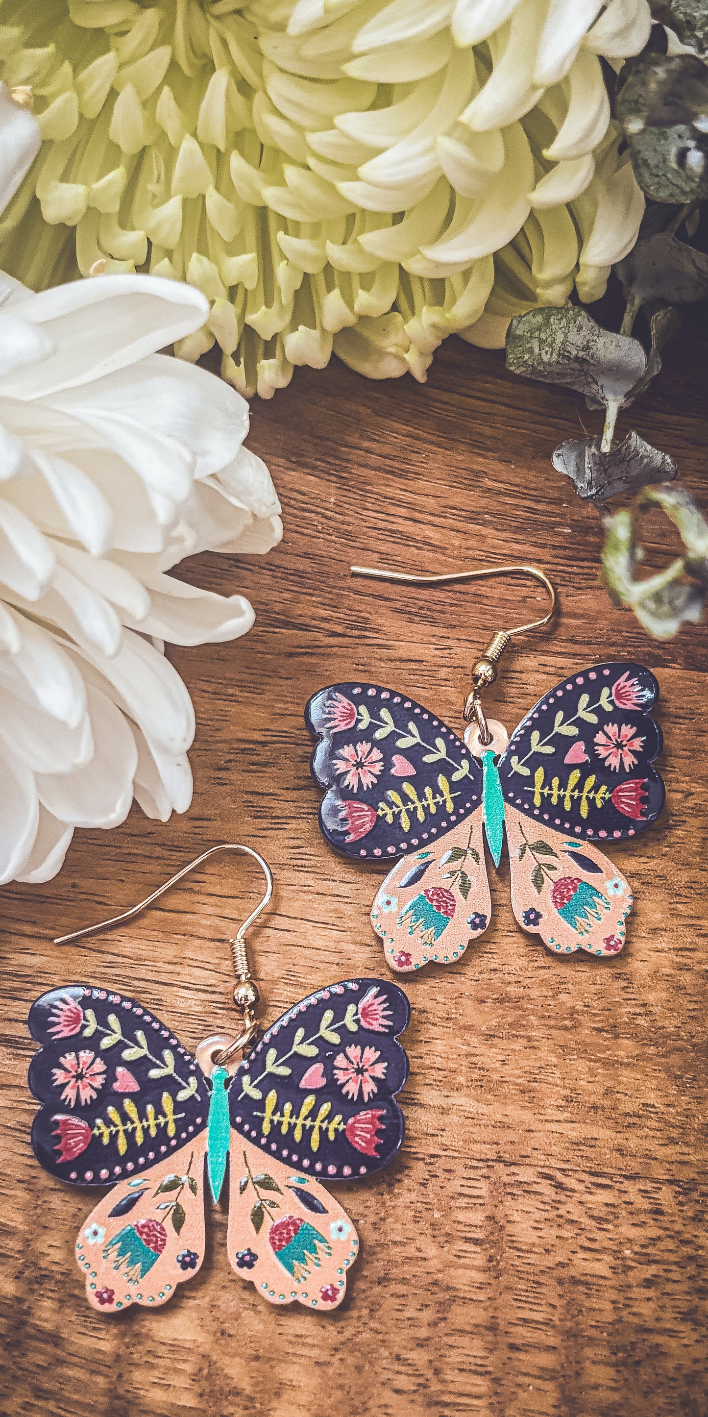 Beautiful Colorful Butterfly Earrings