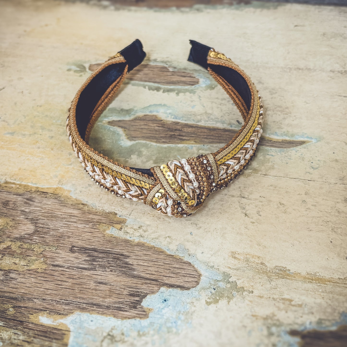 Beautiful Gold Glimmer Headband