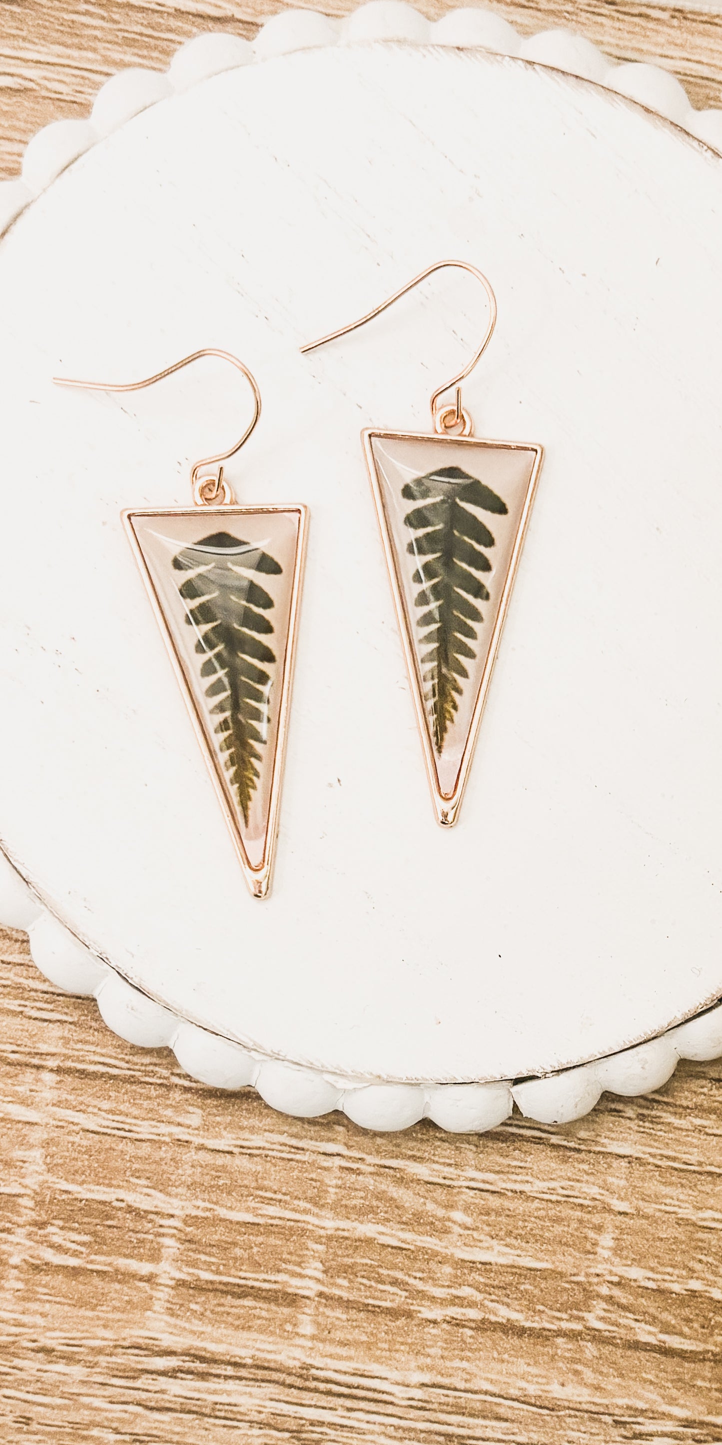 Beautiful Foliage Drop Earrings