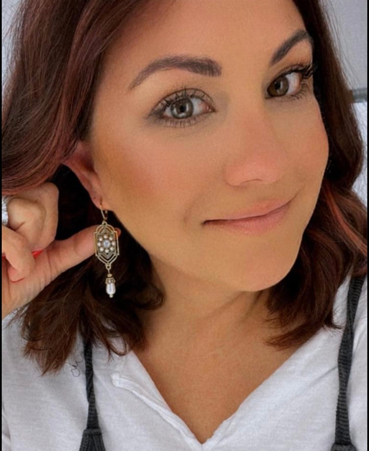 Beautiful Pearl Drop Earrings