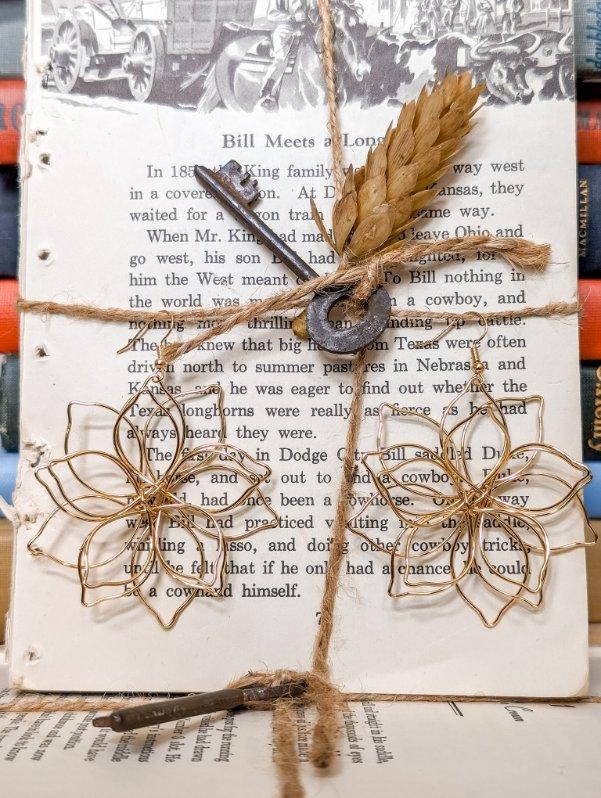 Beautiful Gold Flower Earrings