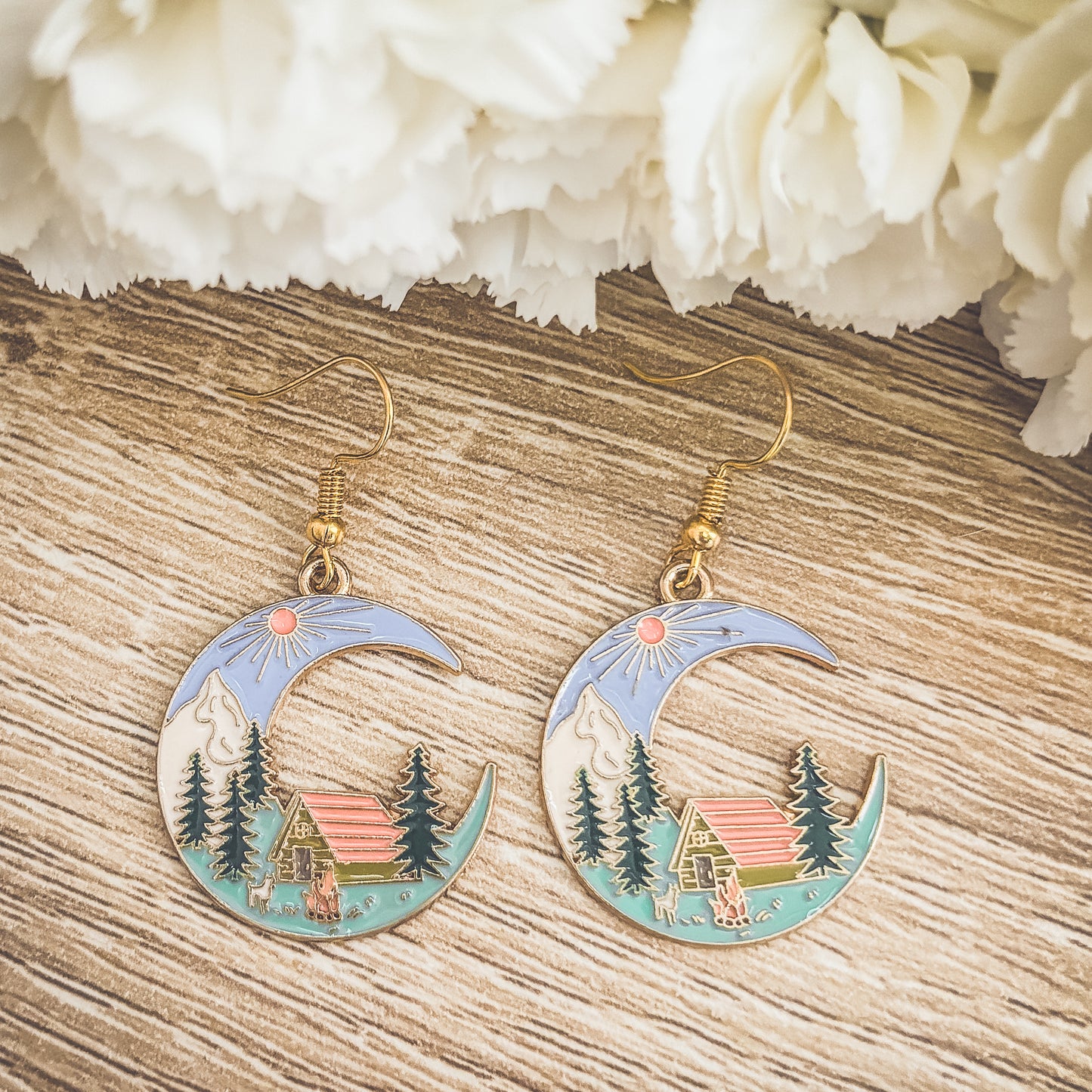 Beautiful Cabin Earrings