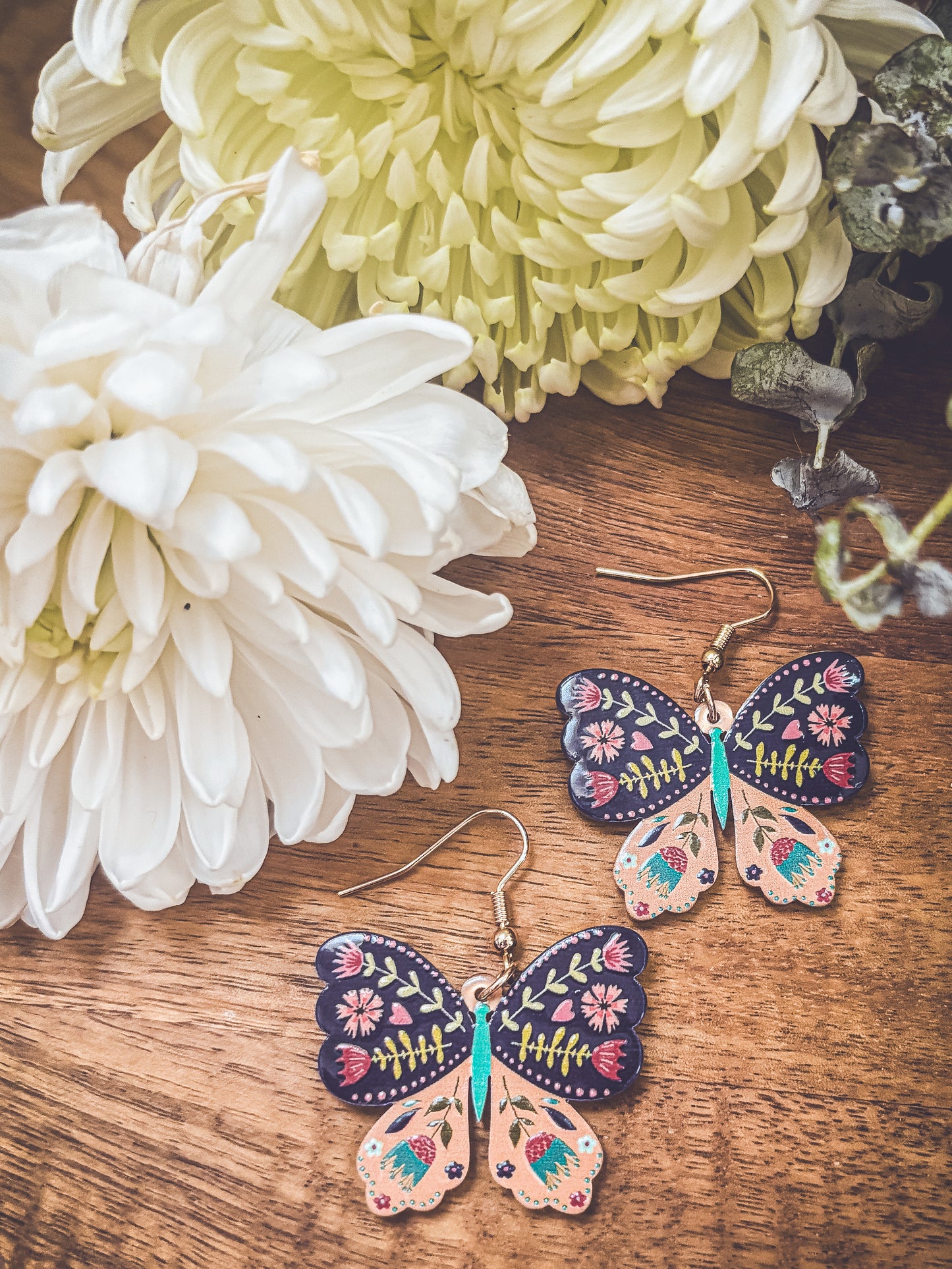 Beautiful Colorful Butterfly Earrings