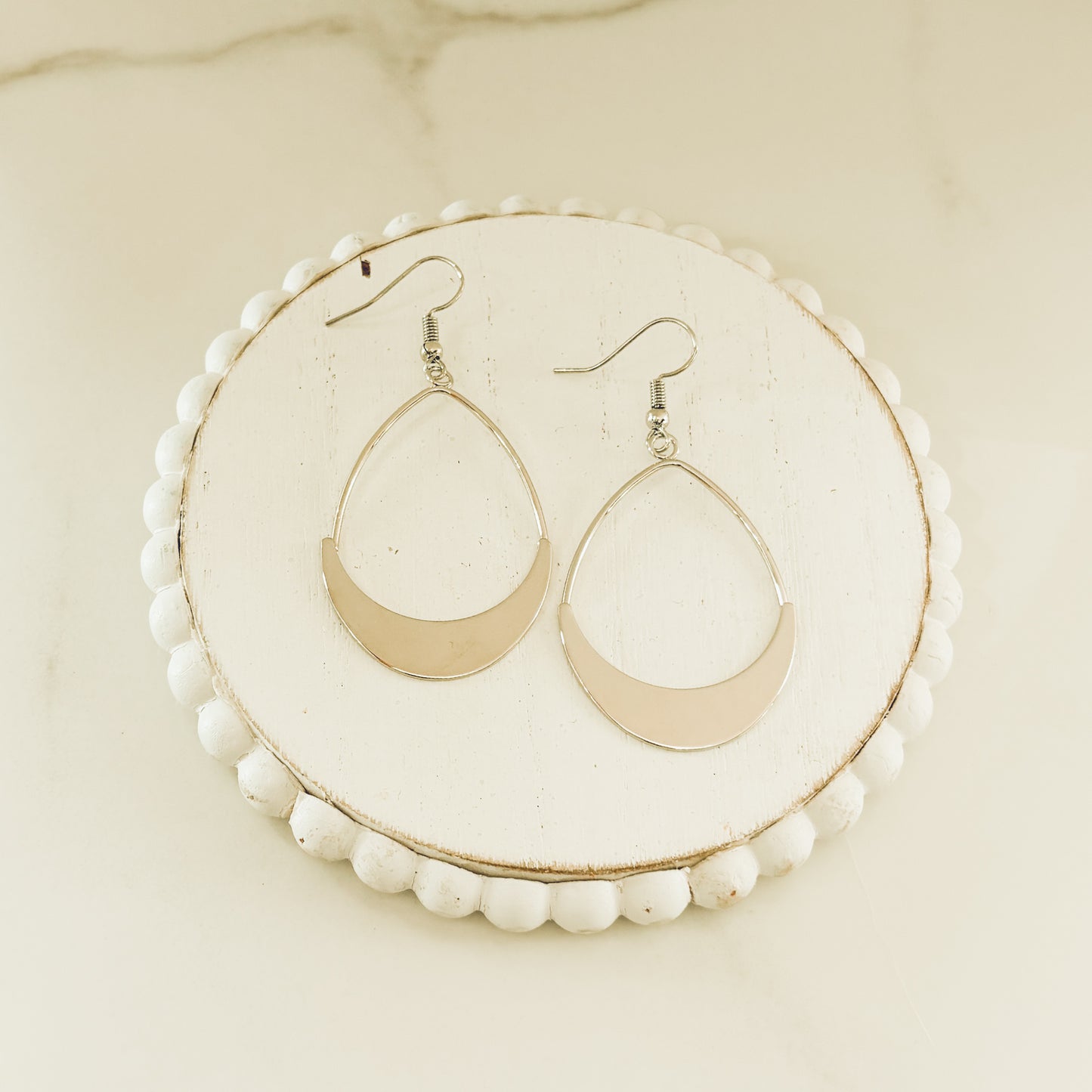 Beautiful Silver Drop Earrings