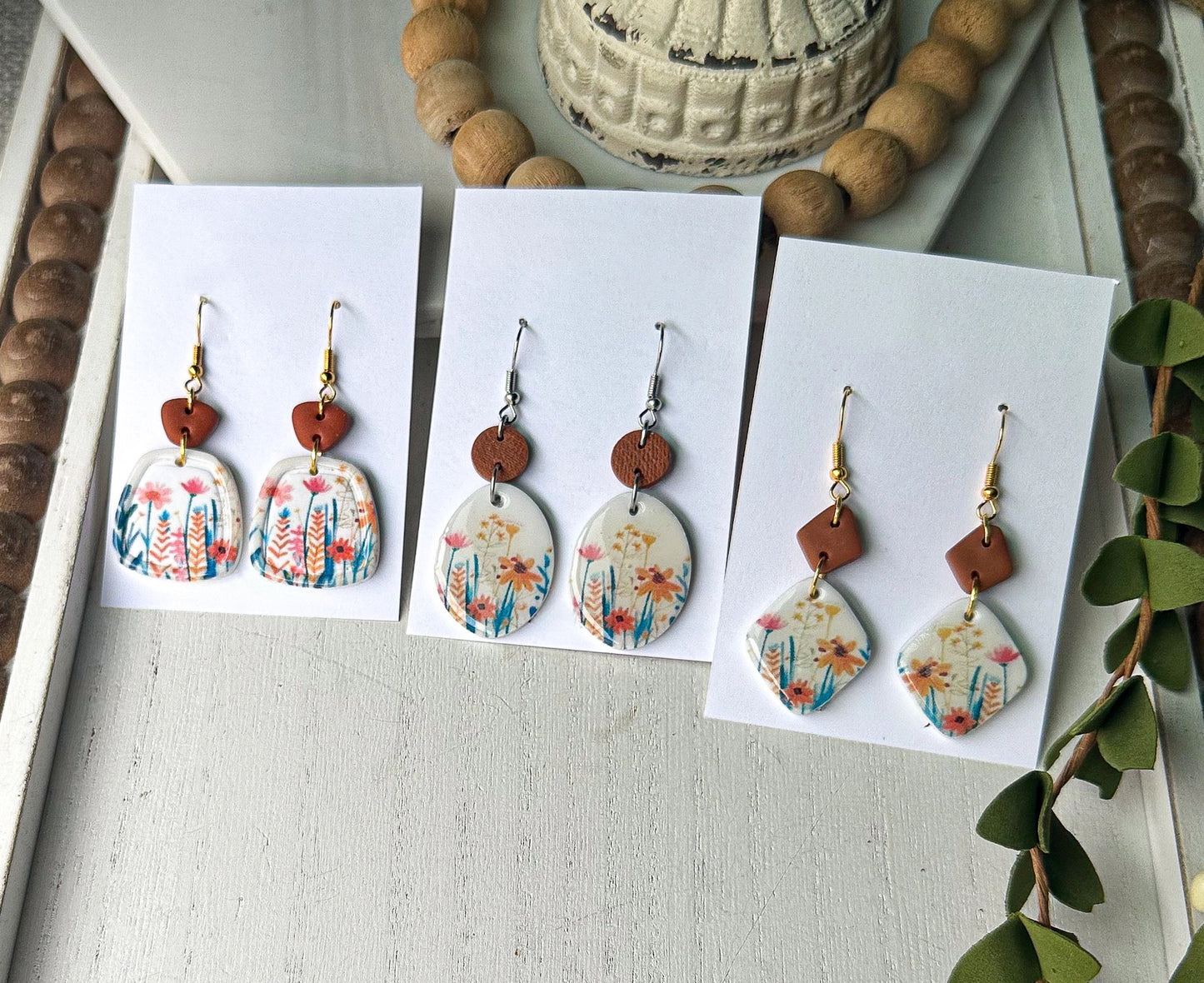 Beautiful Clay Earrings