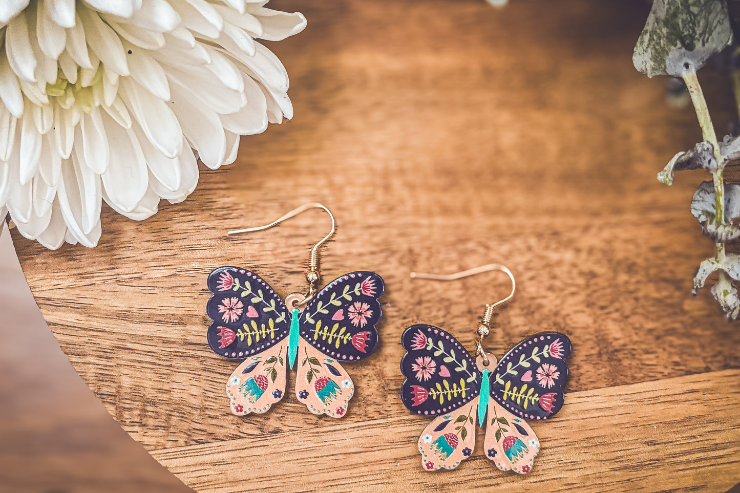 Beautiful Colorful Butterfly Earrings