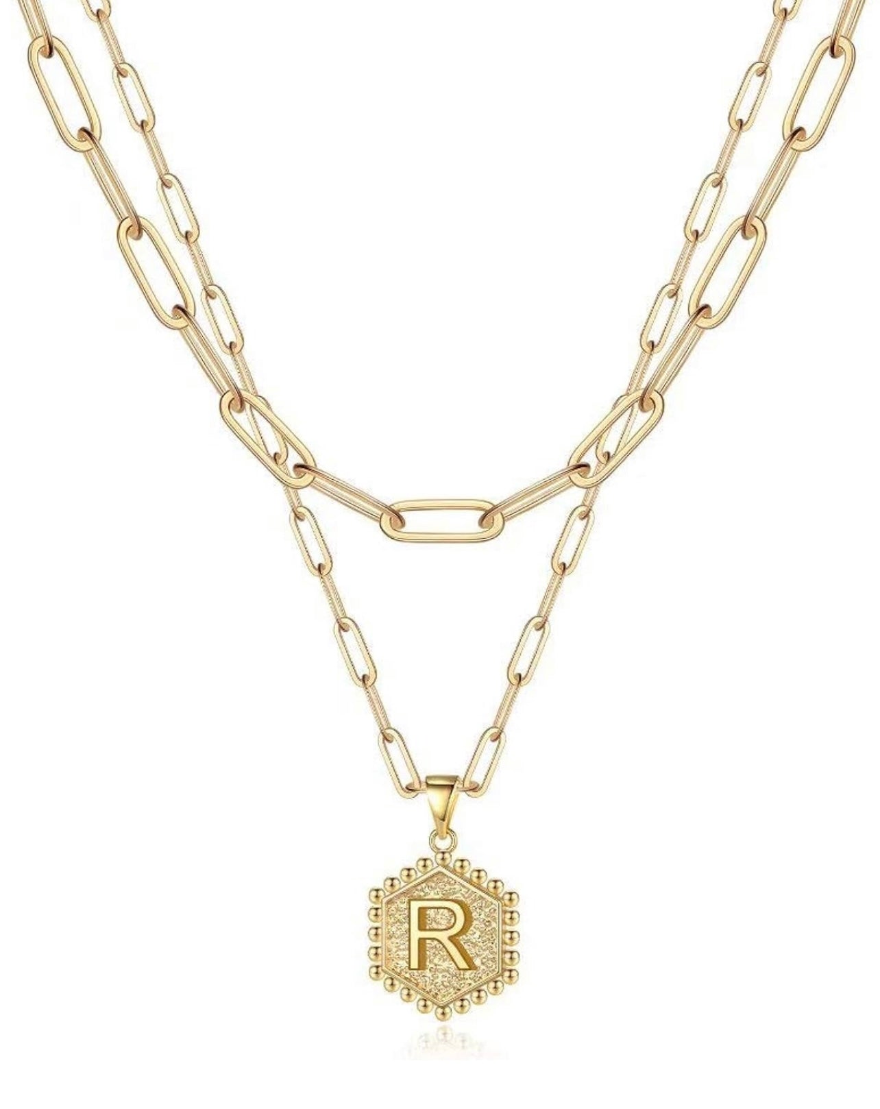 Beautiful Gold Layered Initial Necklaces (A-Z)