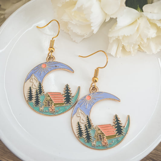 Beautiful Cabin Earrings
