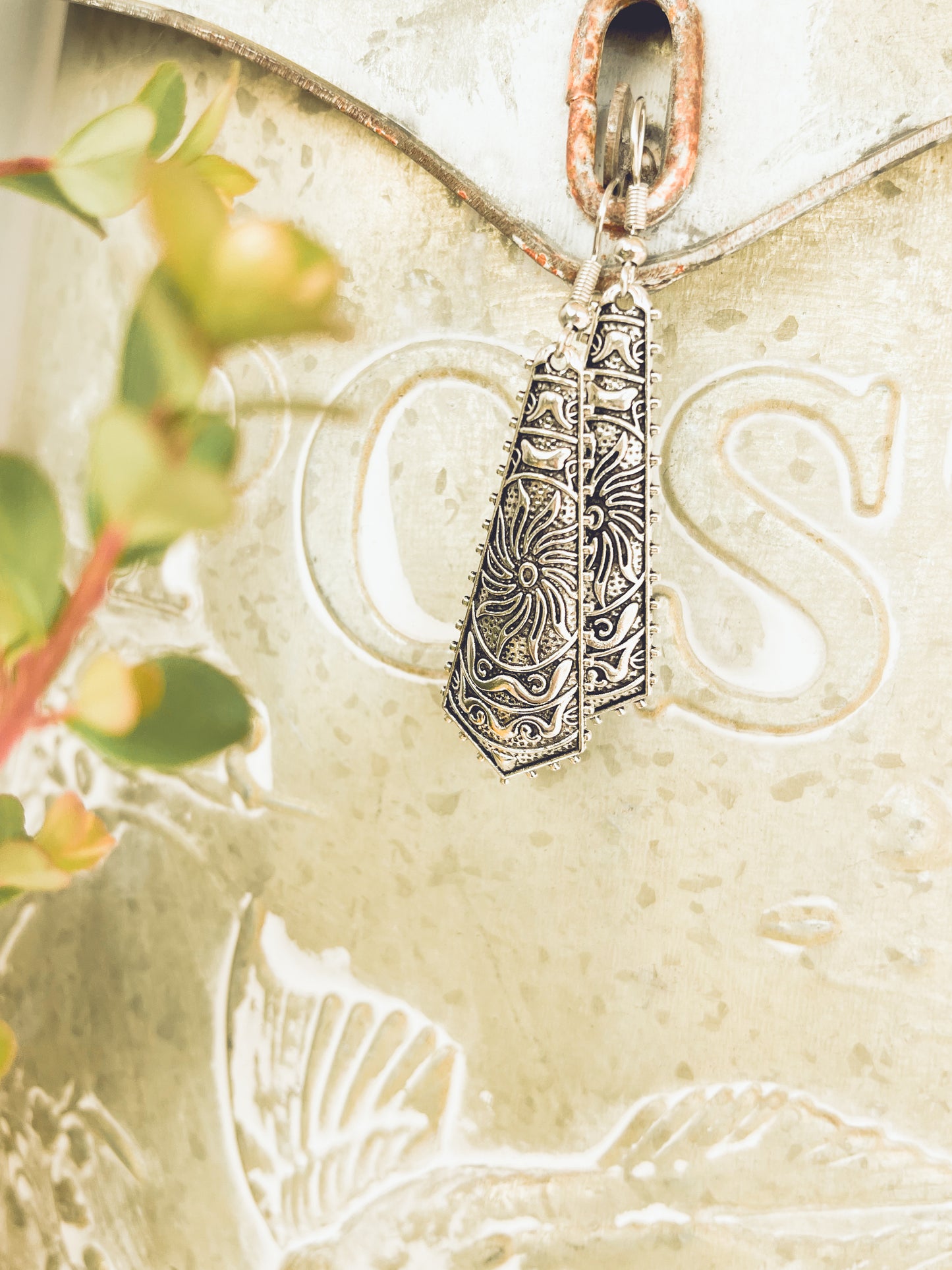 Beautiful Boho Silver Earrings