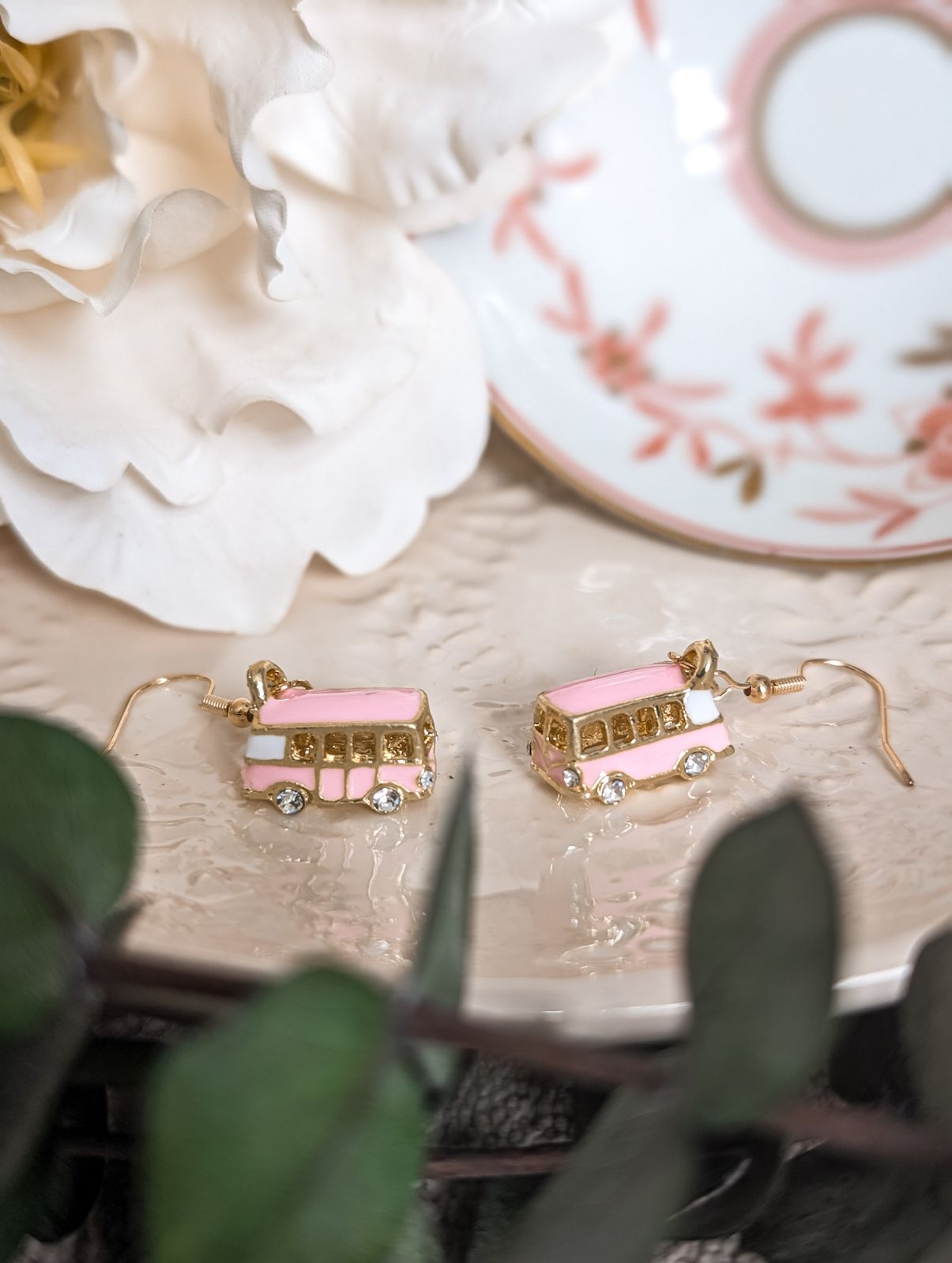 Adorable Vintage Van Earrings