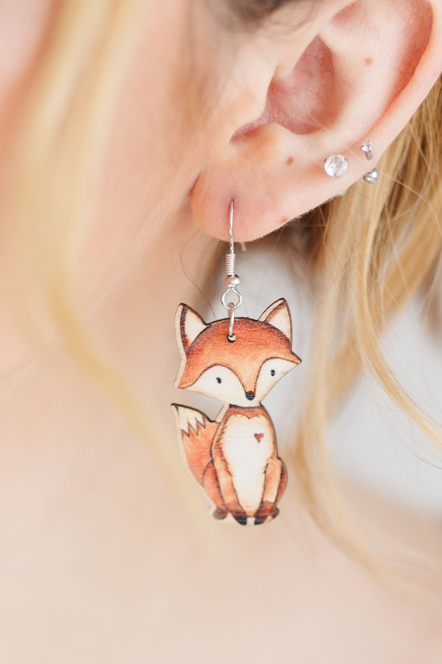 Adorable Woodland Fox Earrings