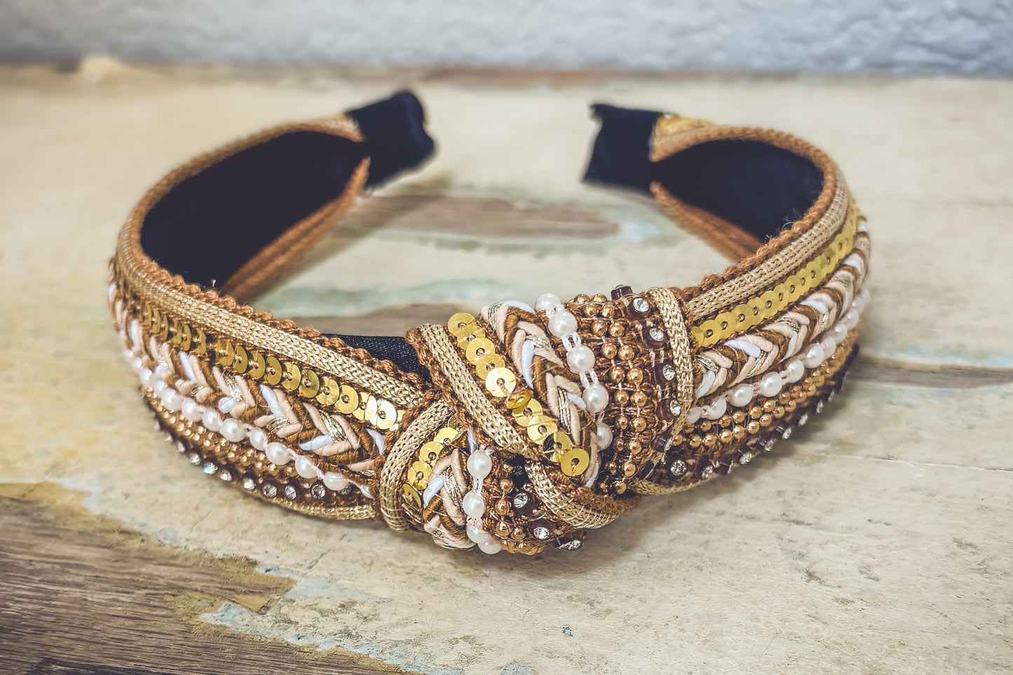 Beautiful Gold Glimmer Headband