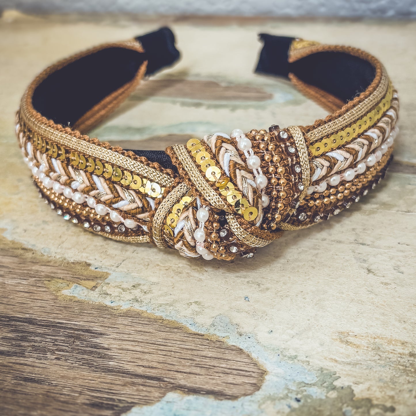 Beautiful Gold Glimmer Headband