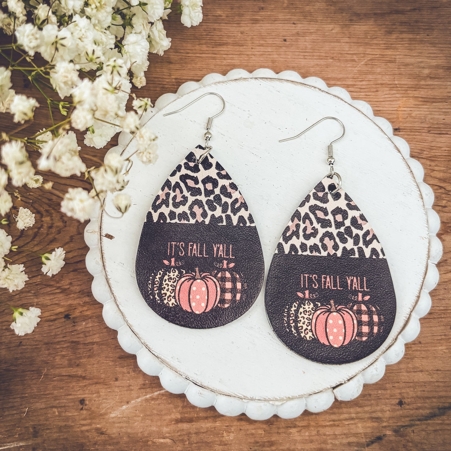 Beautiful Fall Ya'll Drop Earrings