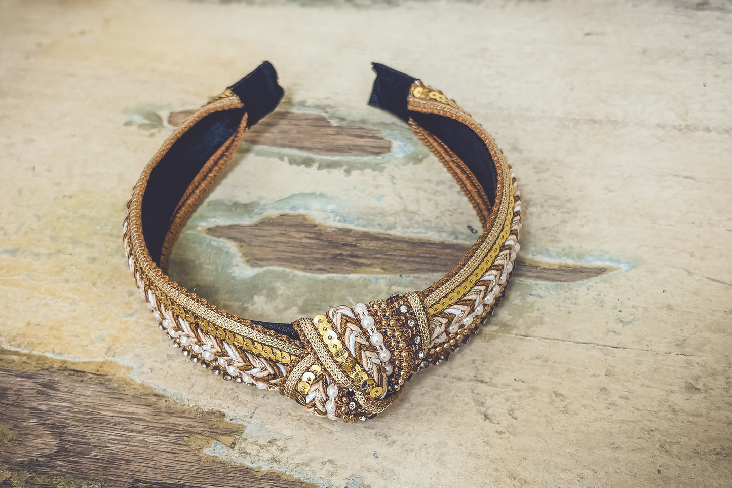 Beautiful Gold Glimmer Headband