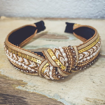 Beautiful Gold Glimmer Headband