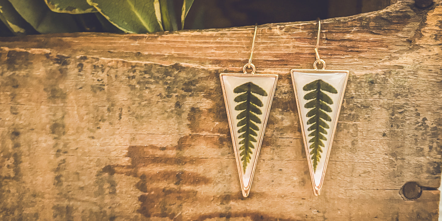Beautiful Foliage Drop Earrings