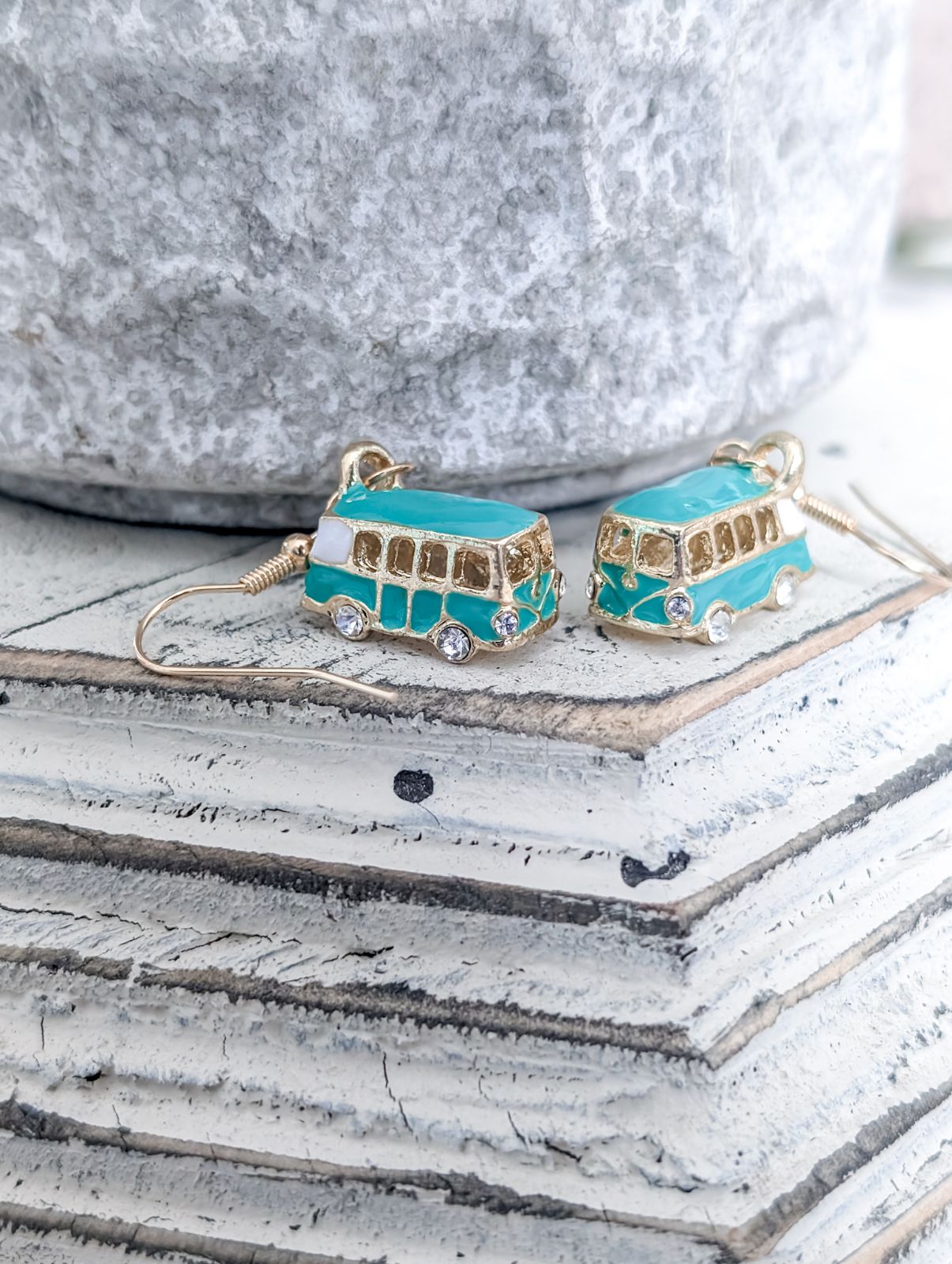 Adorable Vintage Van Earrings