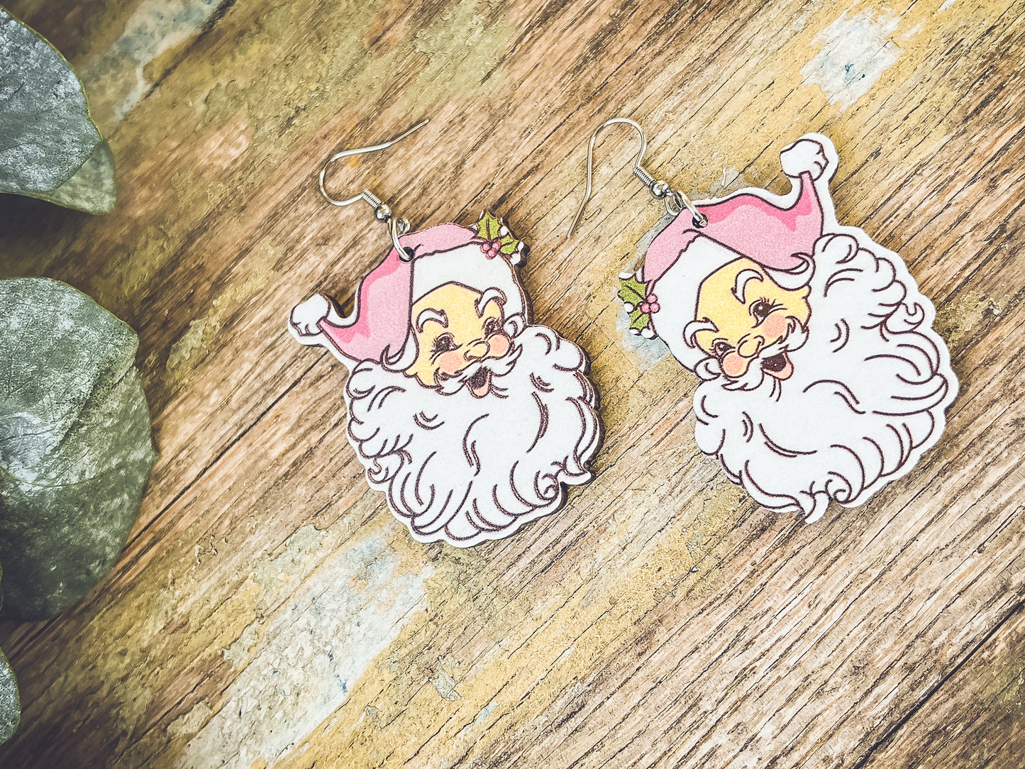 Adorable Santa Earrings