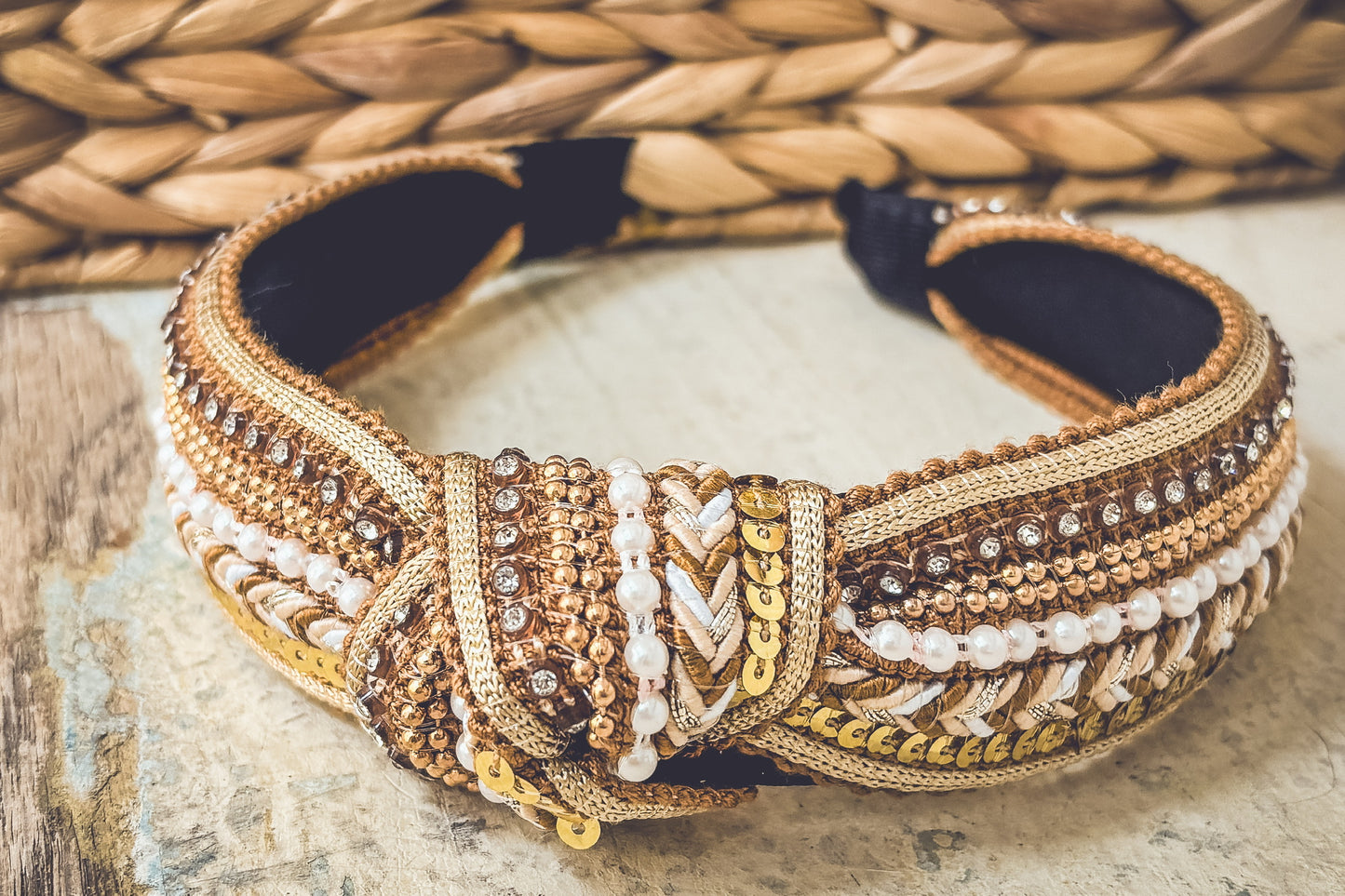 Beautiful Gold Glimmer Headband