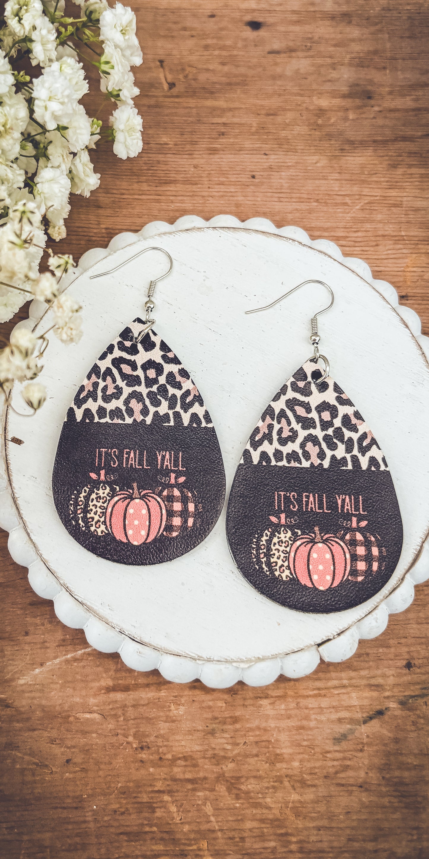 Beautiful Fall Ya'll Drop Earrings