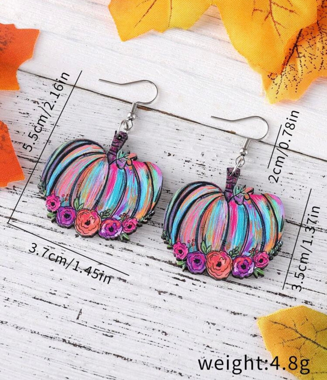 Adorable Fall Pumpkin Earrings