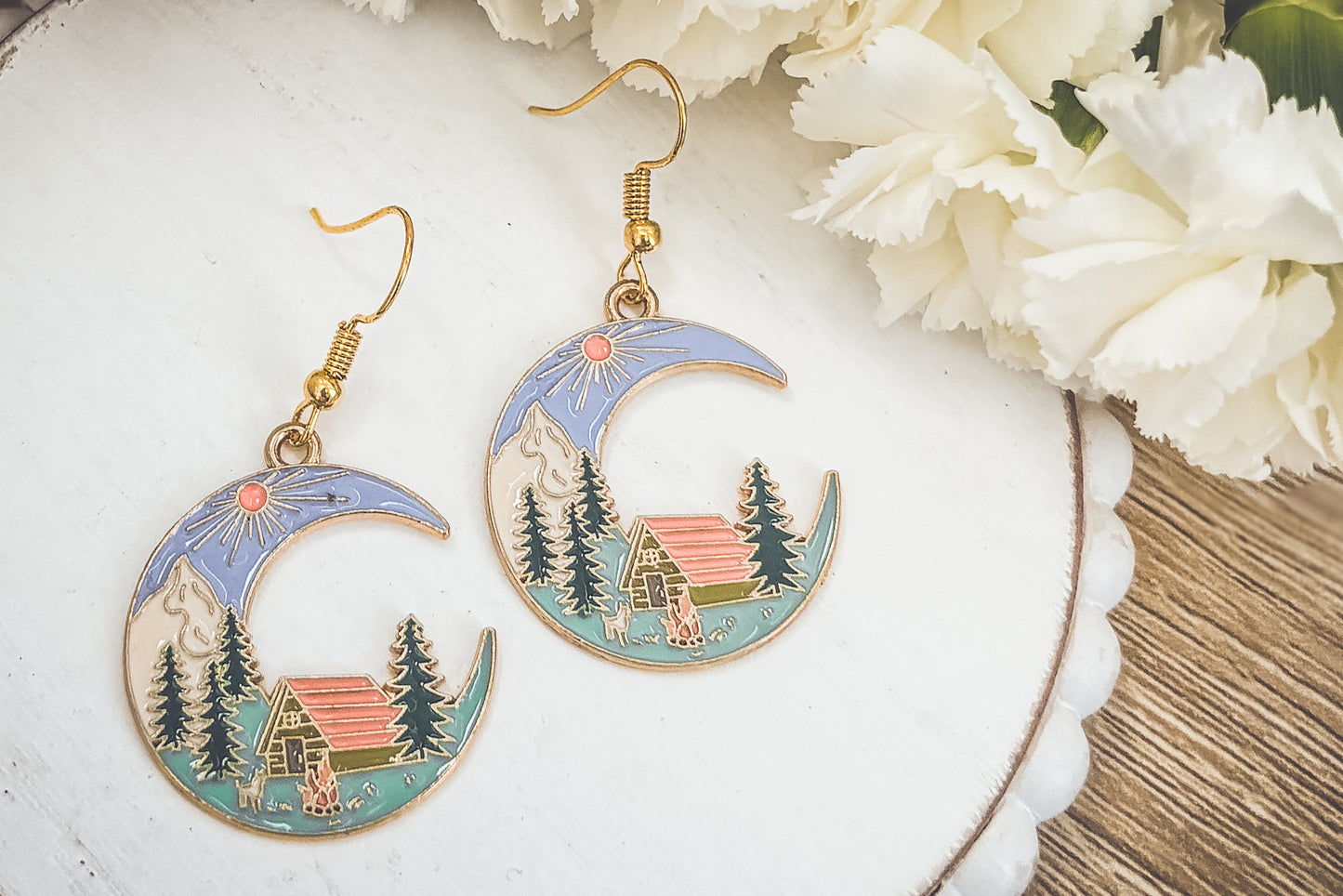 Beautiful Cabin Earrings