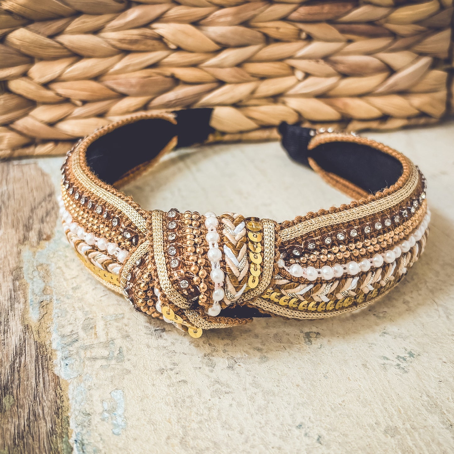 Beautiful Gold Glimmer Headband