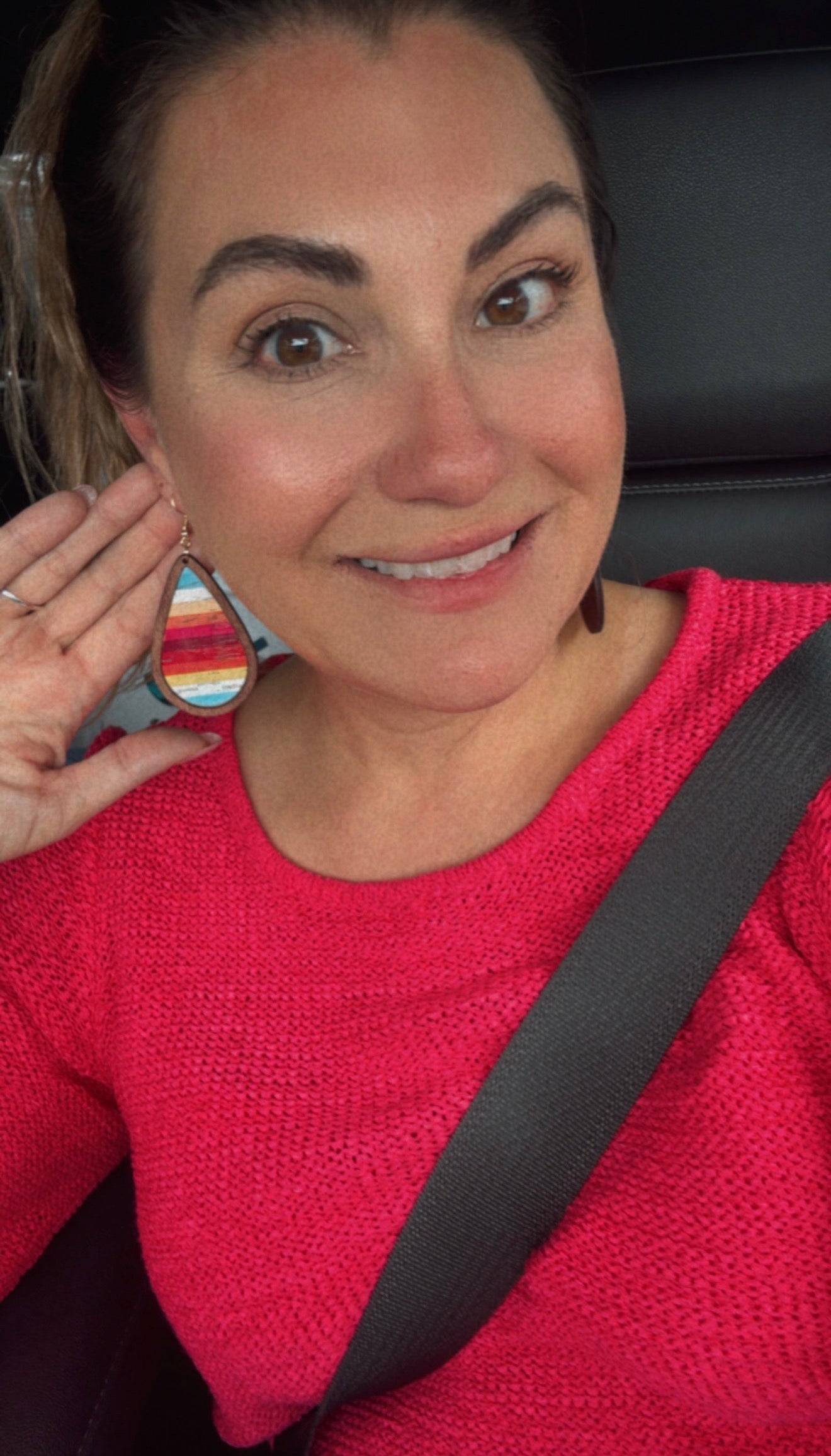 Beautiful Tequila Sunrise Earrings