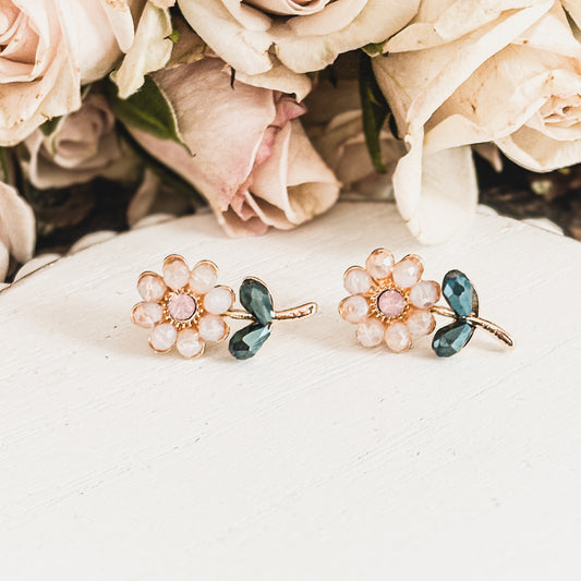 Beautiful Dainty Flower Studs