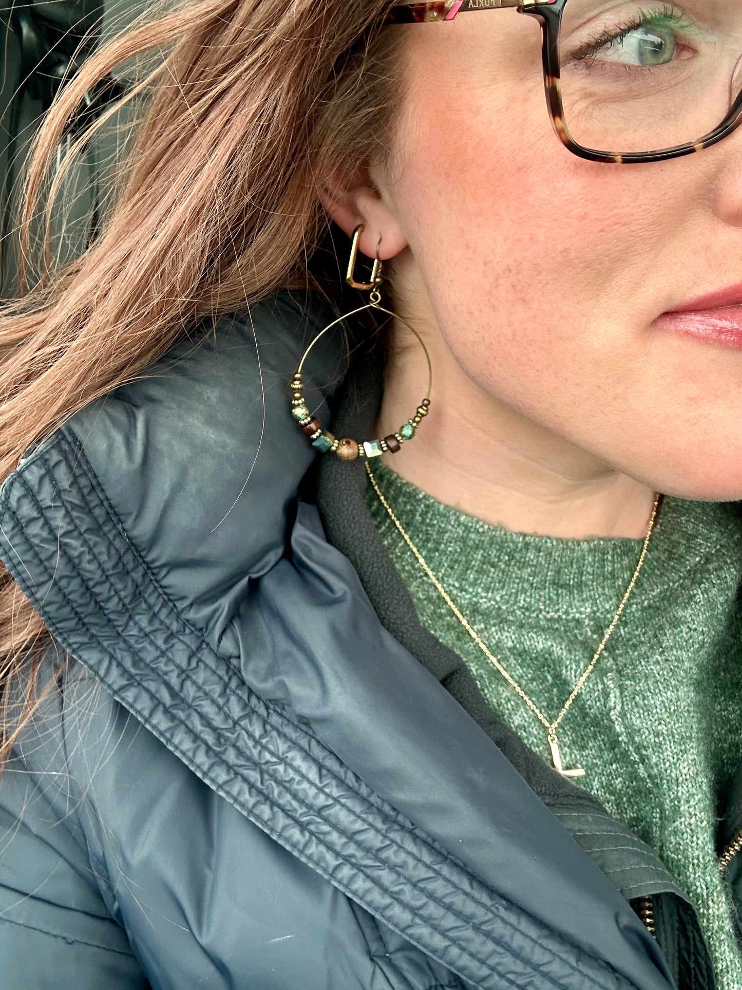 Bohemian Hoop Earrings