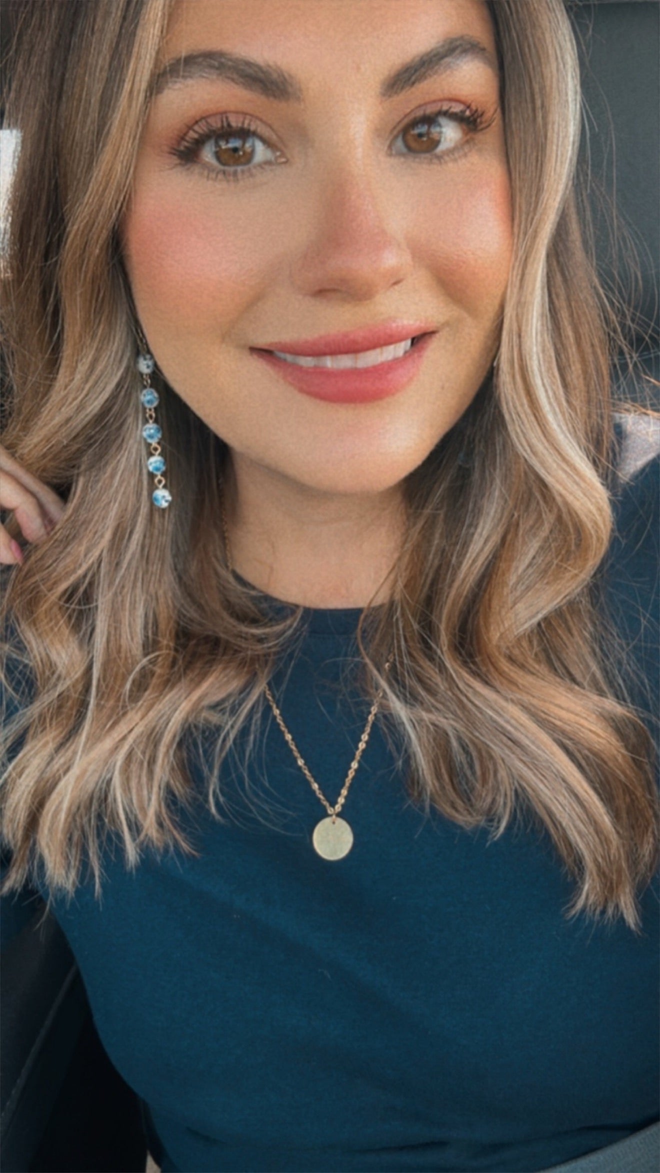 Beautiful Porcelain Drop Earrings