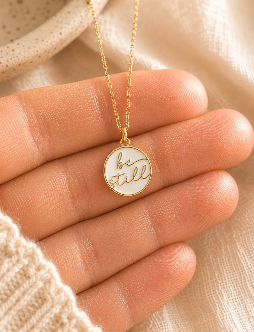 Be Still Pendant Necklace