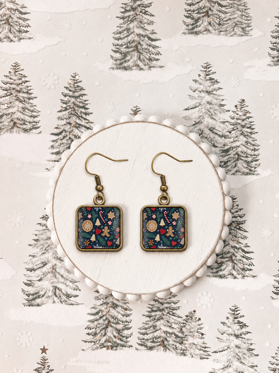 Christmas Cookie Earrings