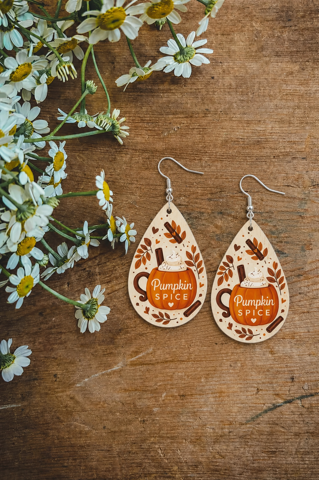 Pumpkin Spice Please Earrings