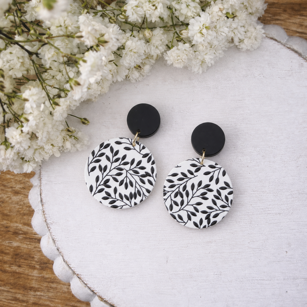 Black Vine Earrings