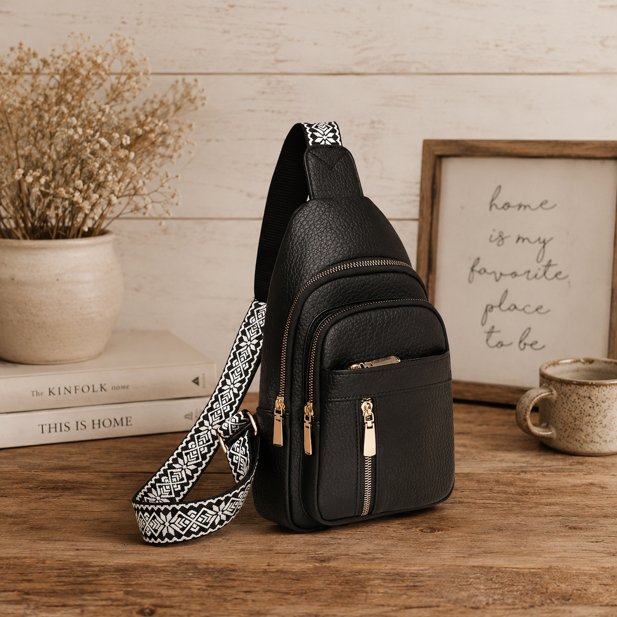 The Willow Crossbody Bag - Midnight