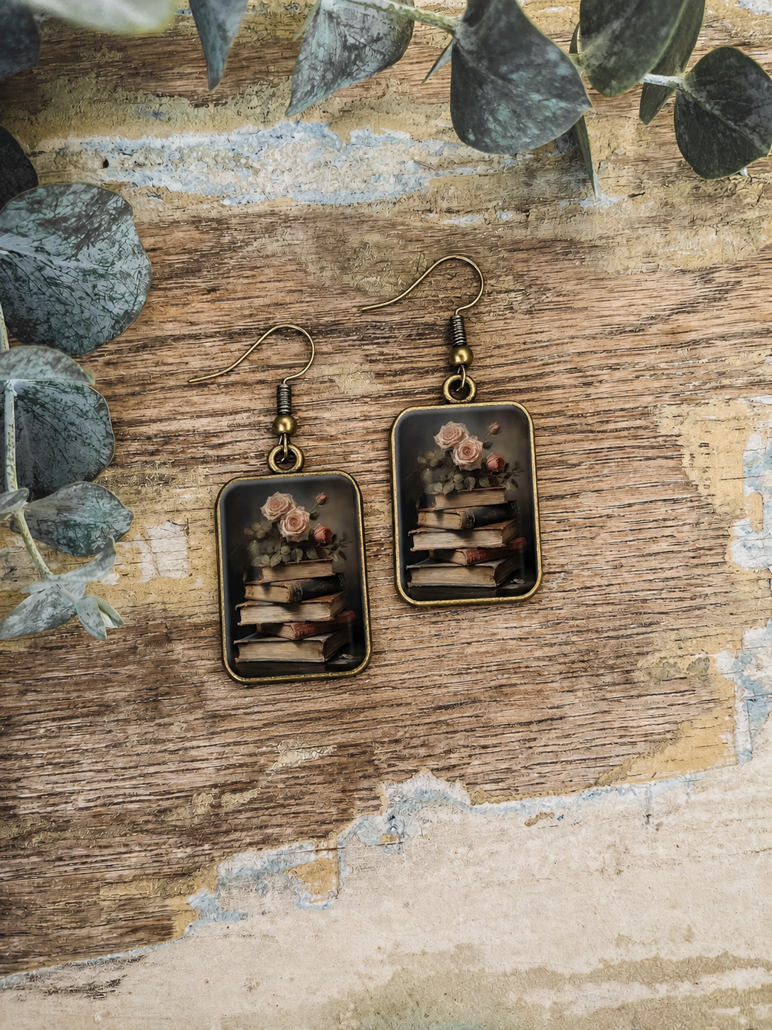 The Rosewood Library Earrings