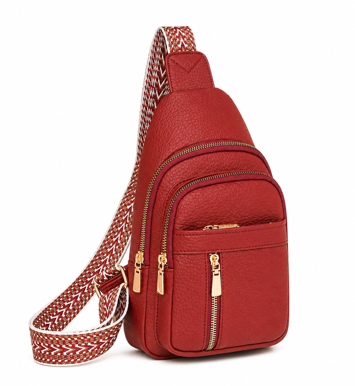 The Willow Crossbody Bag - Red