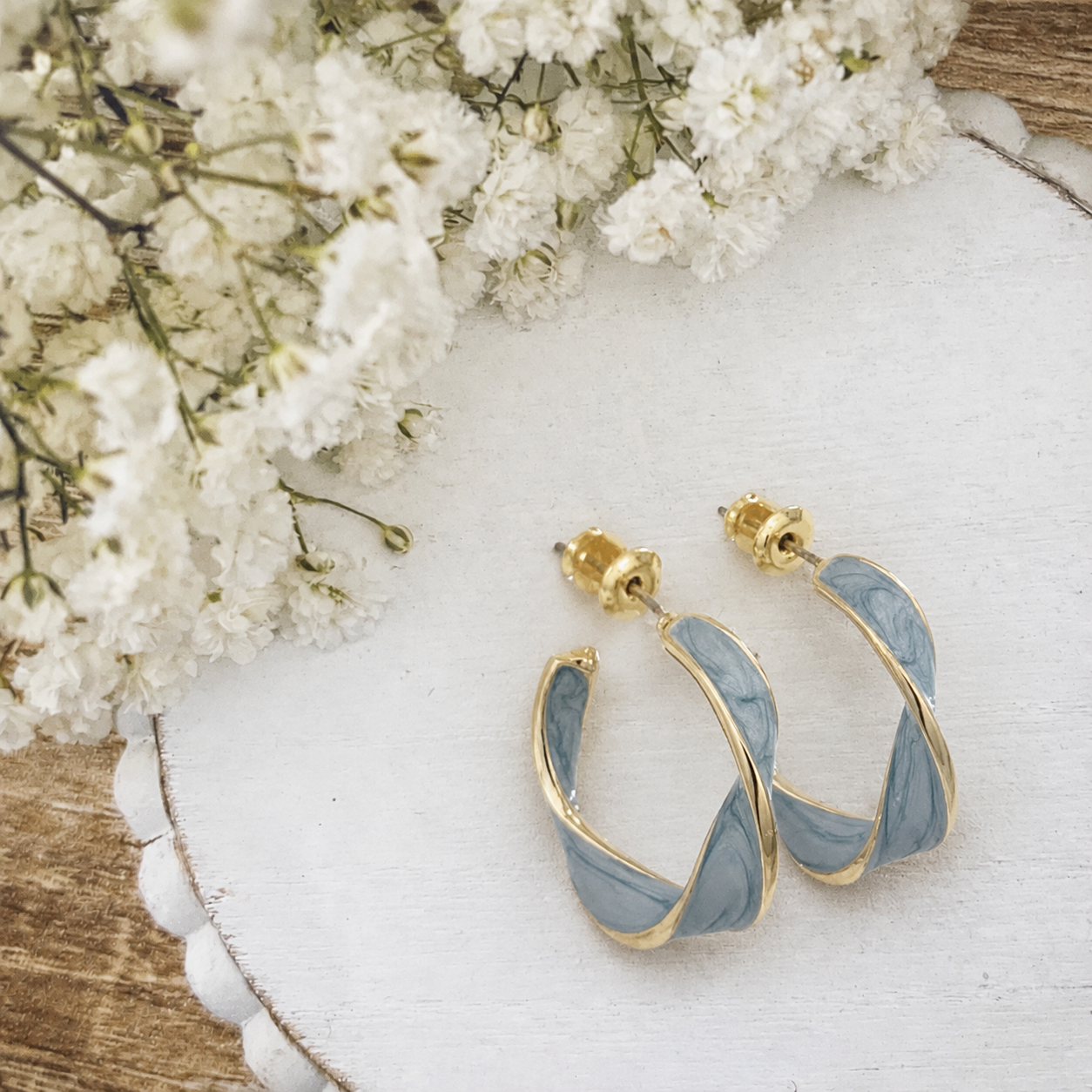 Blue Ribbon Hoops