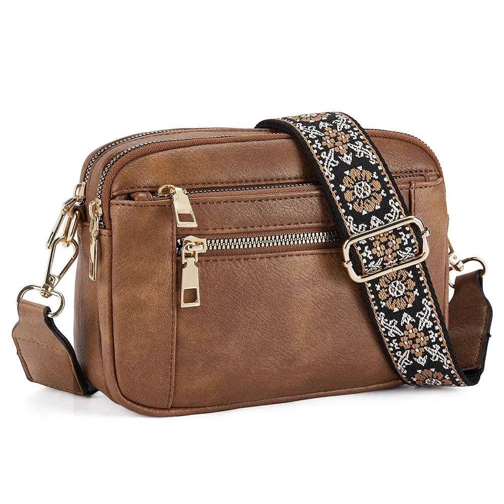 The Juniper Crossbody Bag Brown