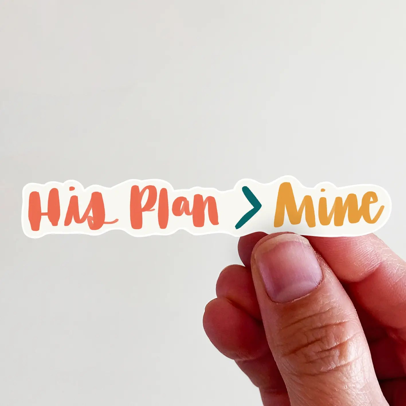 His Plans > Mine Vinyl Sticker