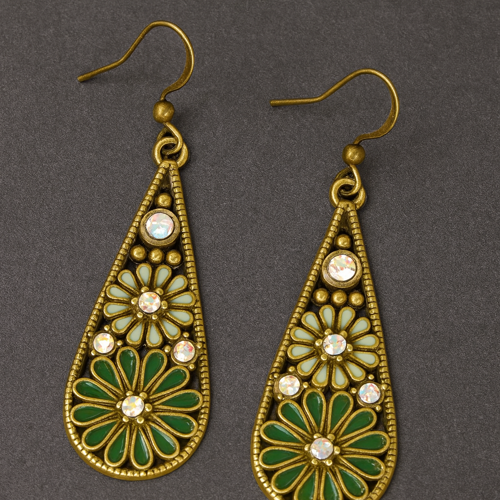 Beautiful Colorful Drop Earrings