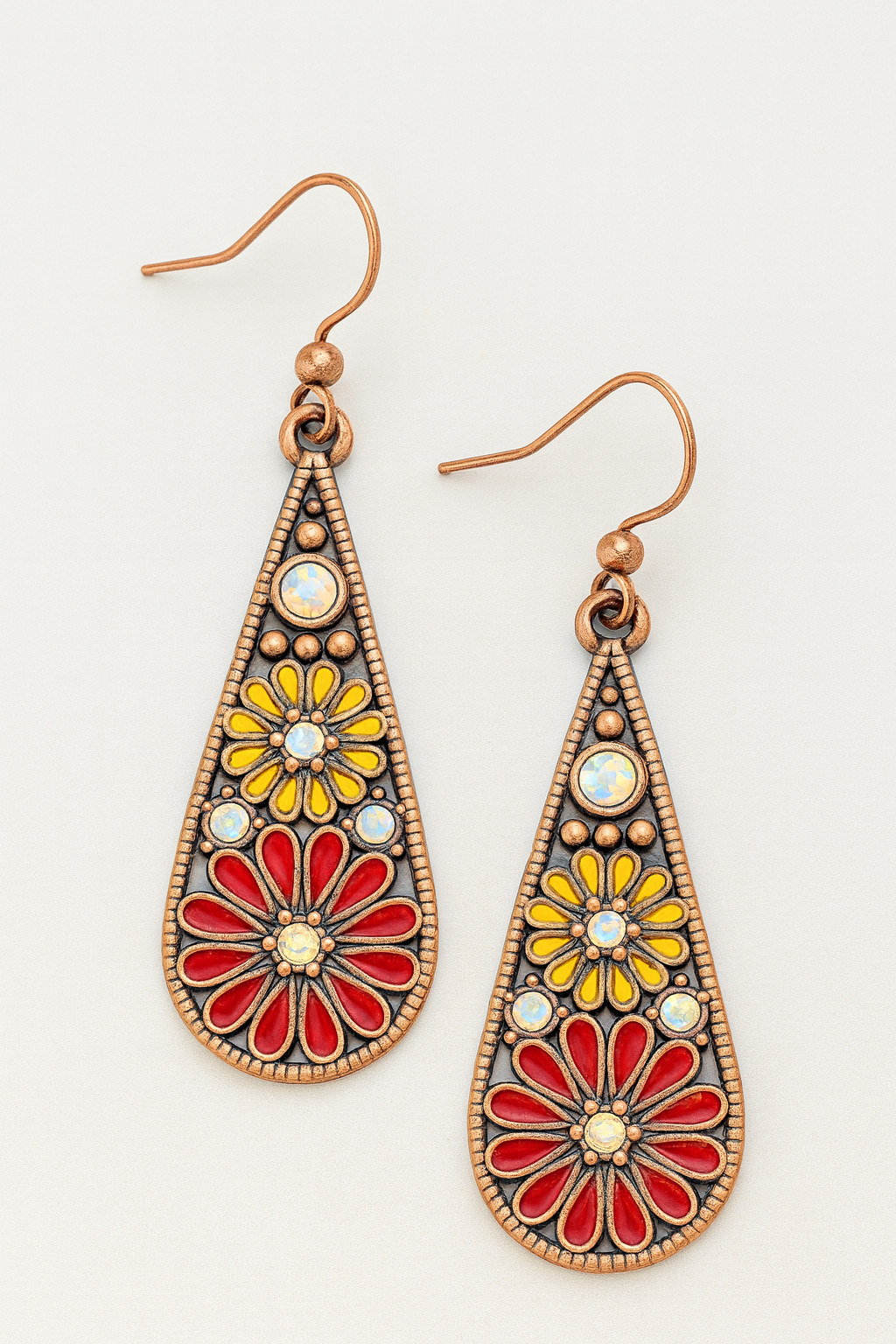 Beautiful Colorful Drop Earrings