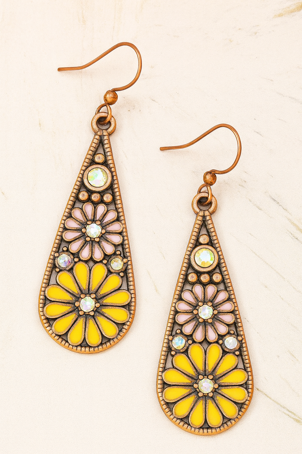 Beautiful Colorful Drop Earrings