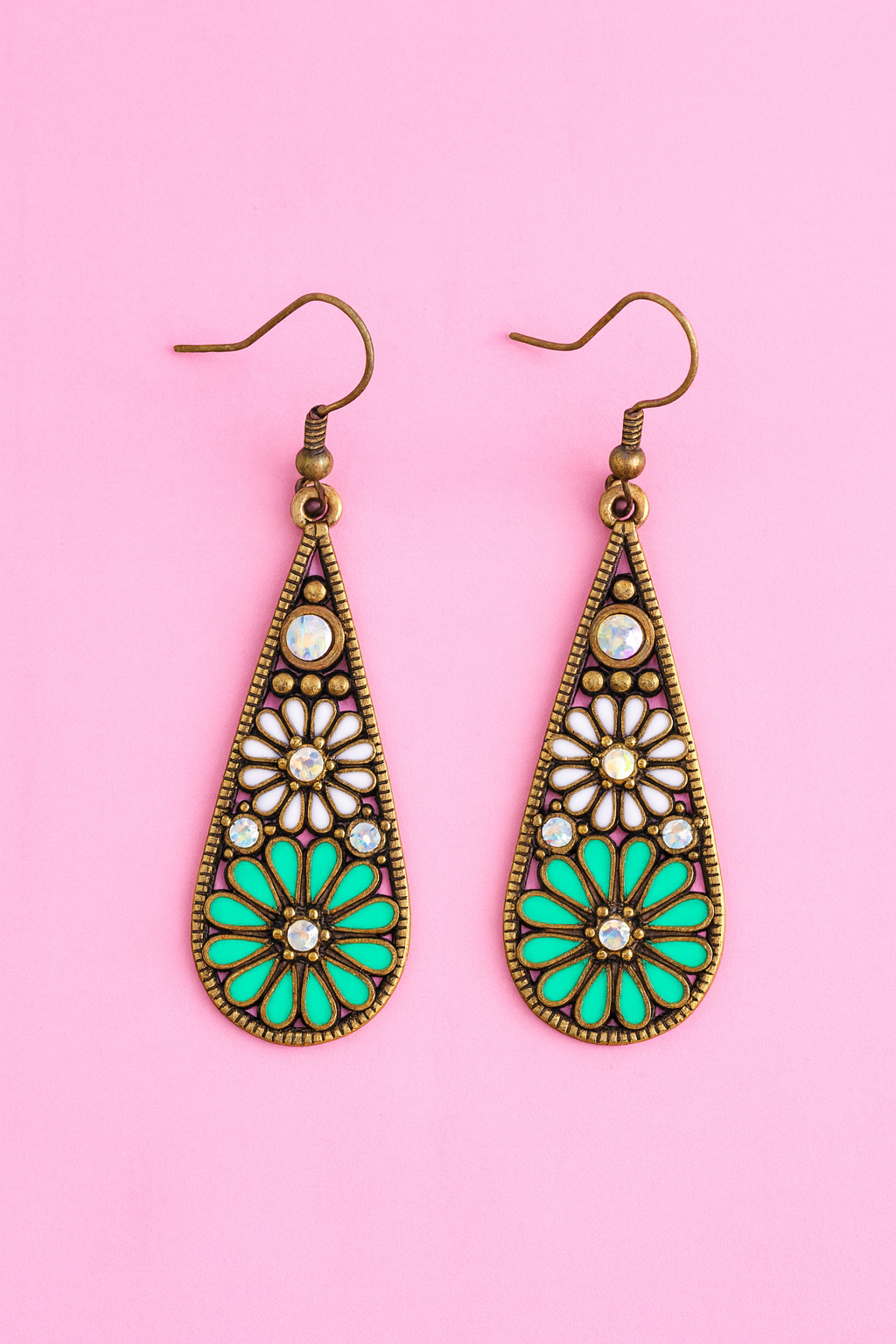 Beautiful Colorful Drop Earrings