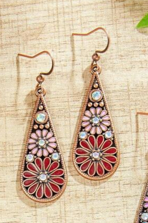 Beautiful Colorful Drop Earrings