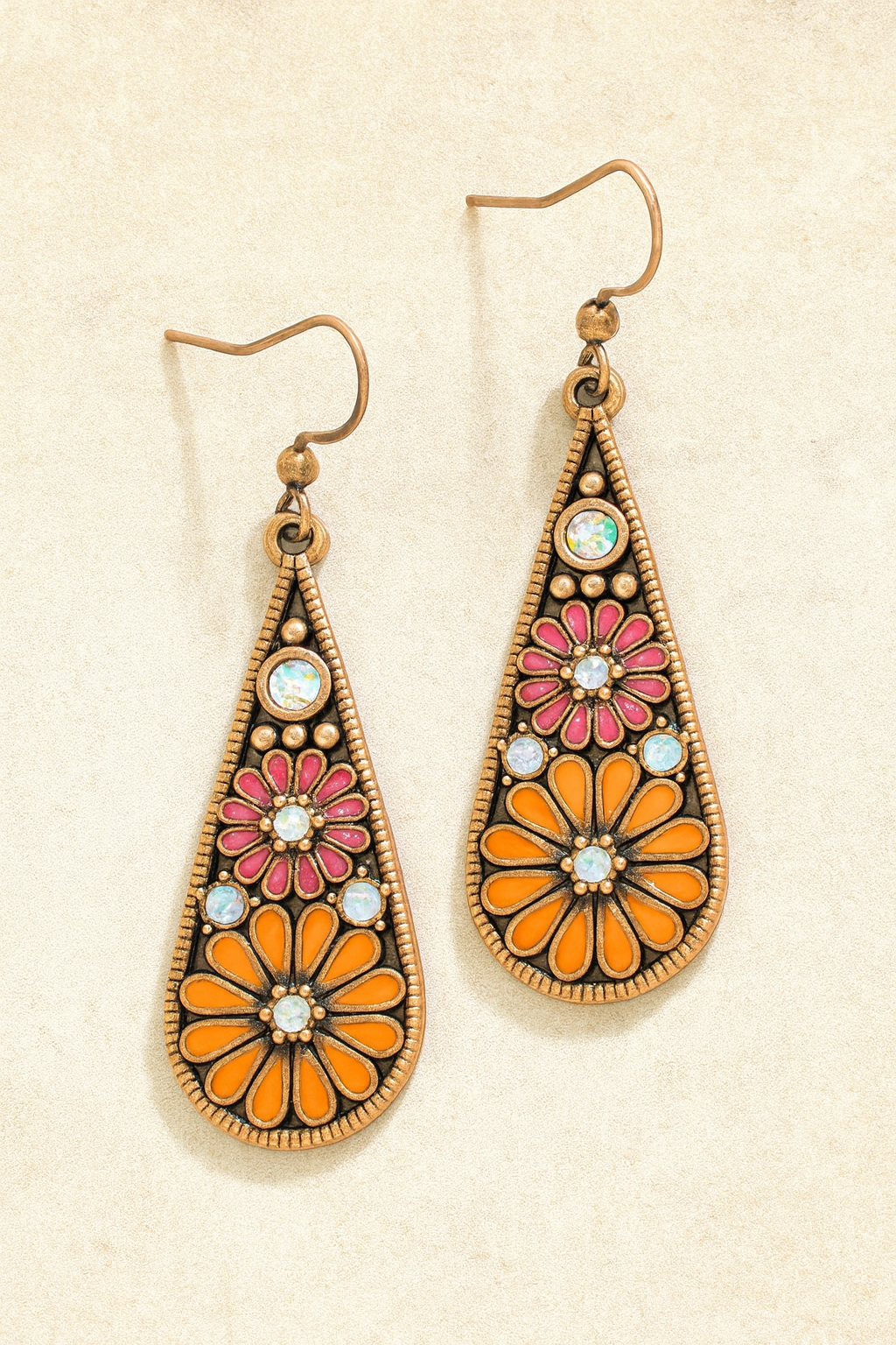 Beautiful Colorful Drop Earrings