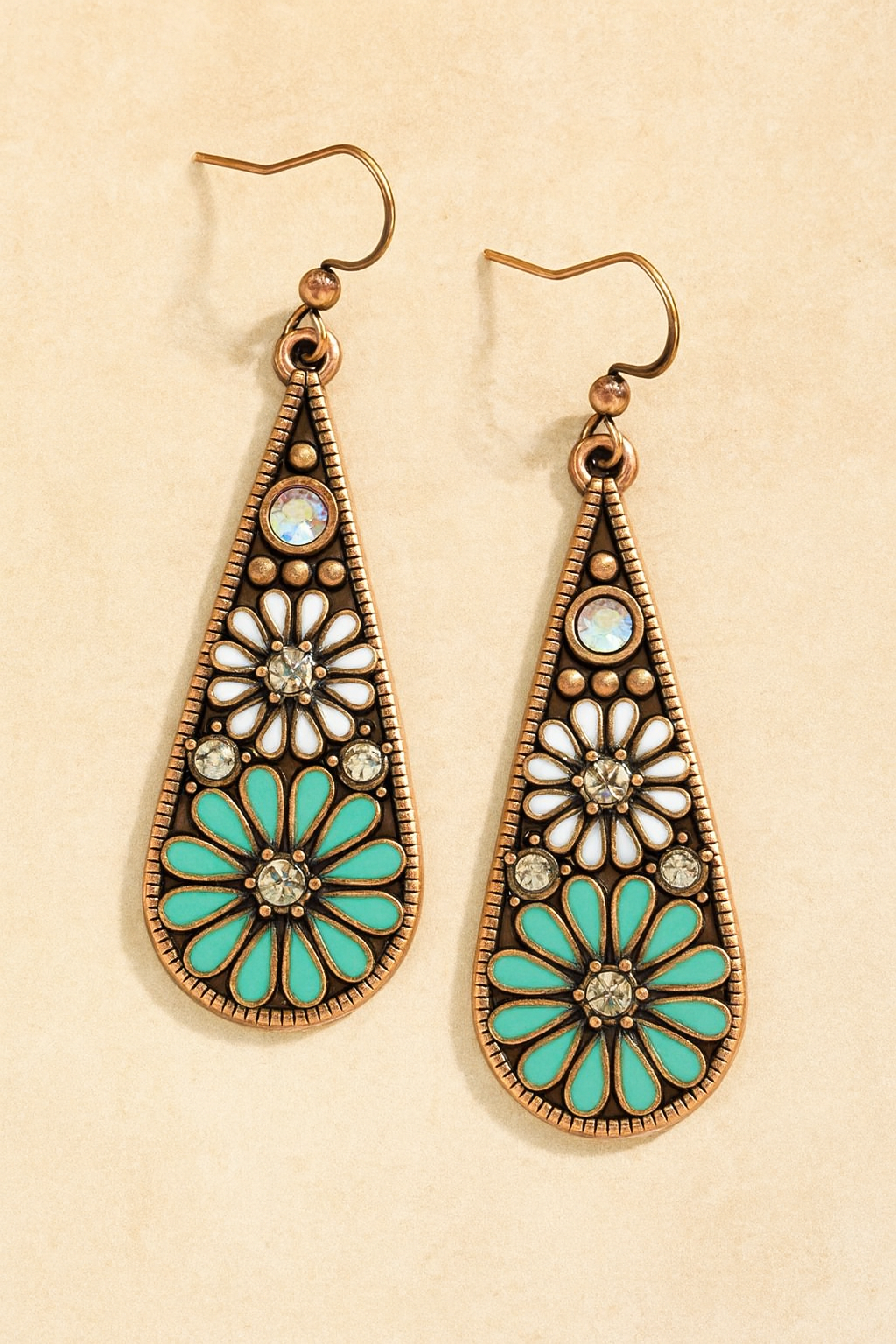 Beautiful Colorful Drop Earrings