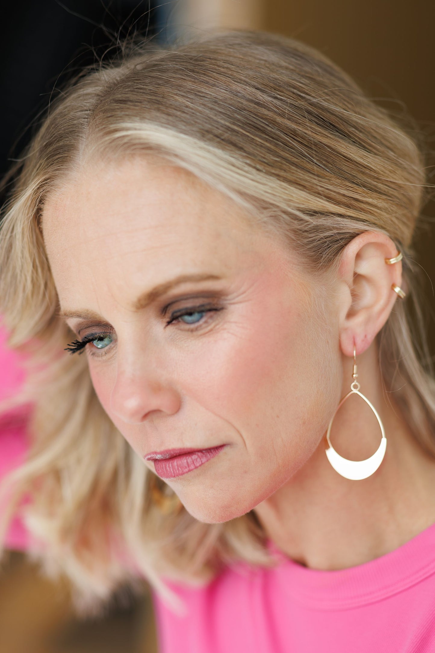 Beautiful Gold Drop Earrings